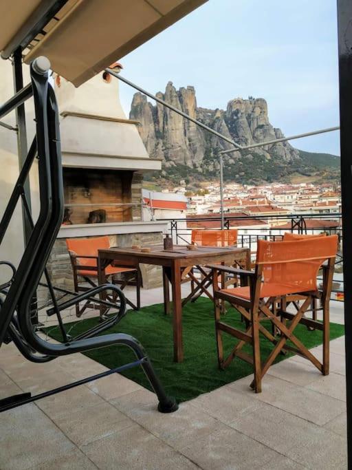 Best View Of Meteora In "Stavros Home" Kalambáka Kültér fotó